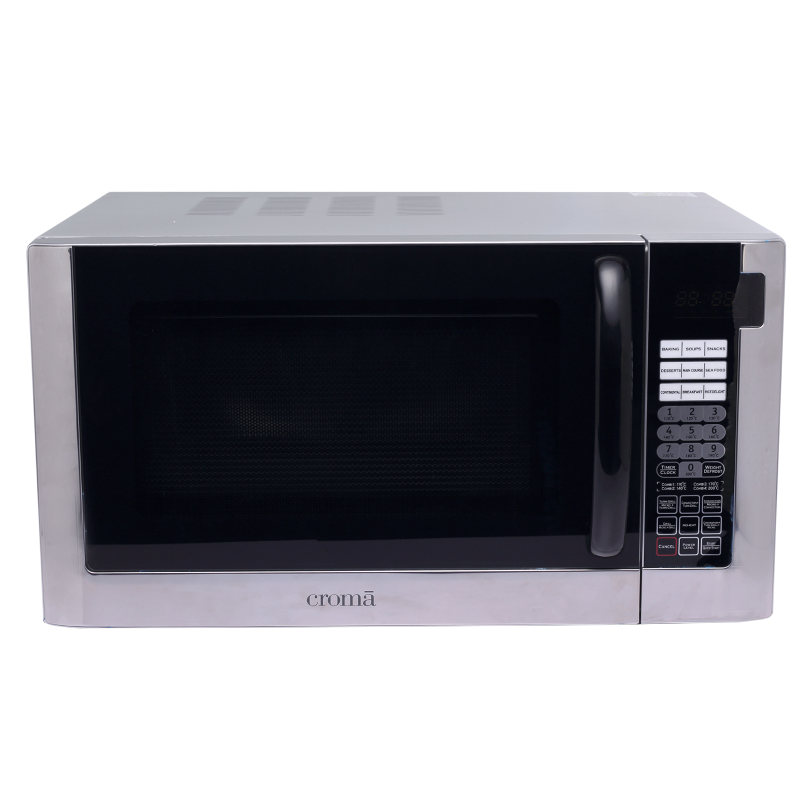 Buy Croma 30L Convection Microwave Oven with LED Display (Silver